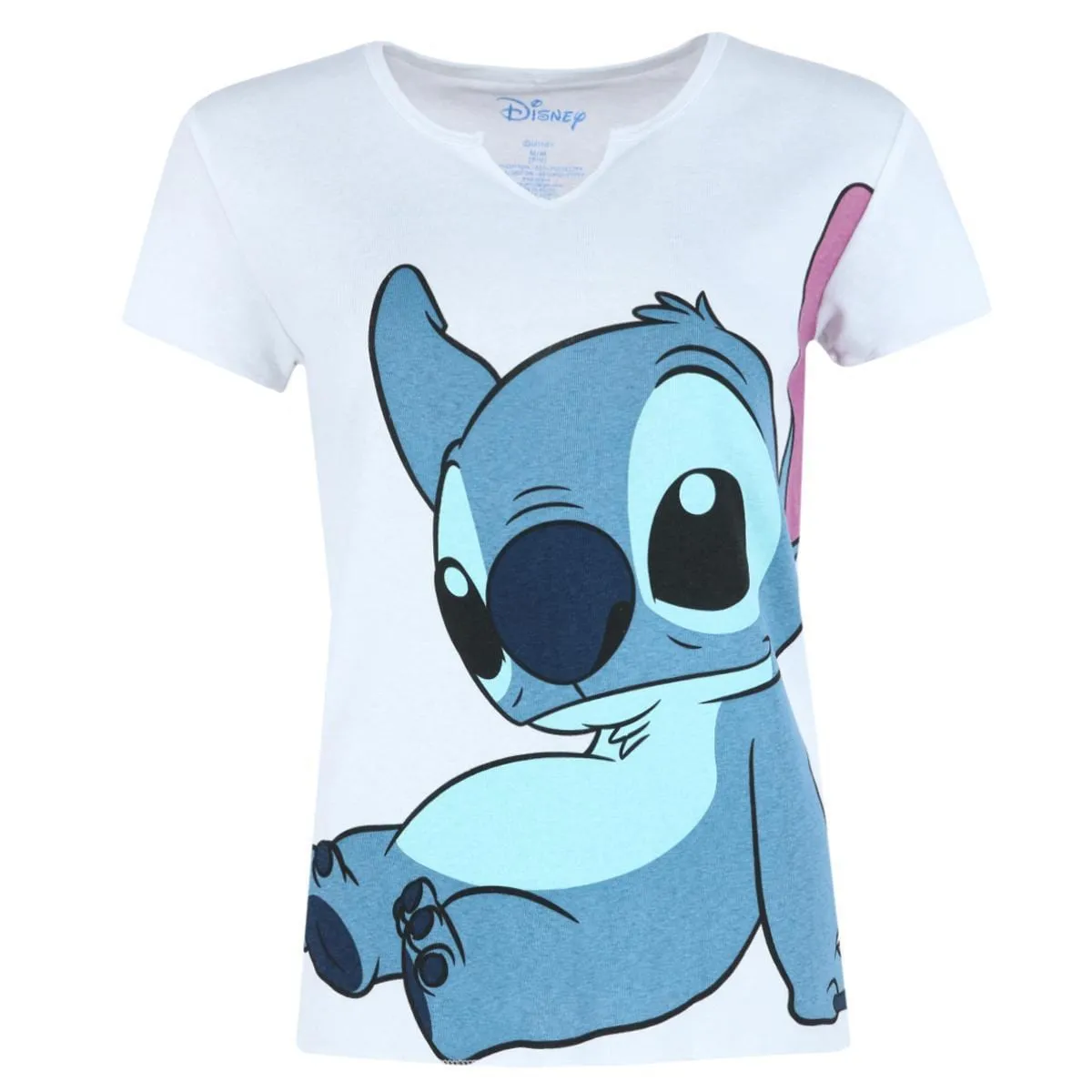 Jerry Leigh Women's Disney Stitch Short Sleeve V-Neck T-Shirt sold by Belt Outlet product image thumbnail 3