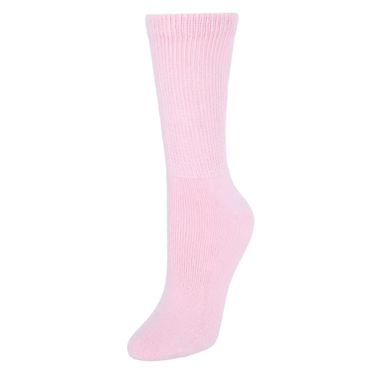 CTM® Women's Diabetic Pastel Color Crew Socks (3 Pack) sold by Belt Outlet product image thumbnail 4