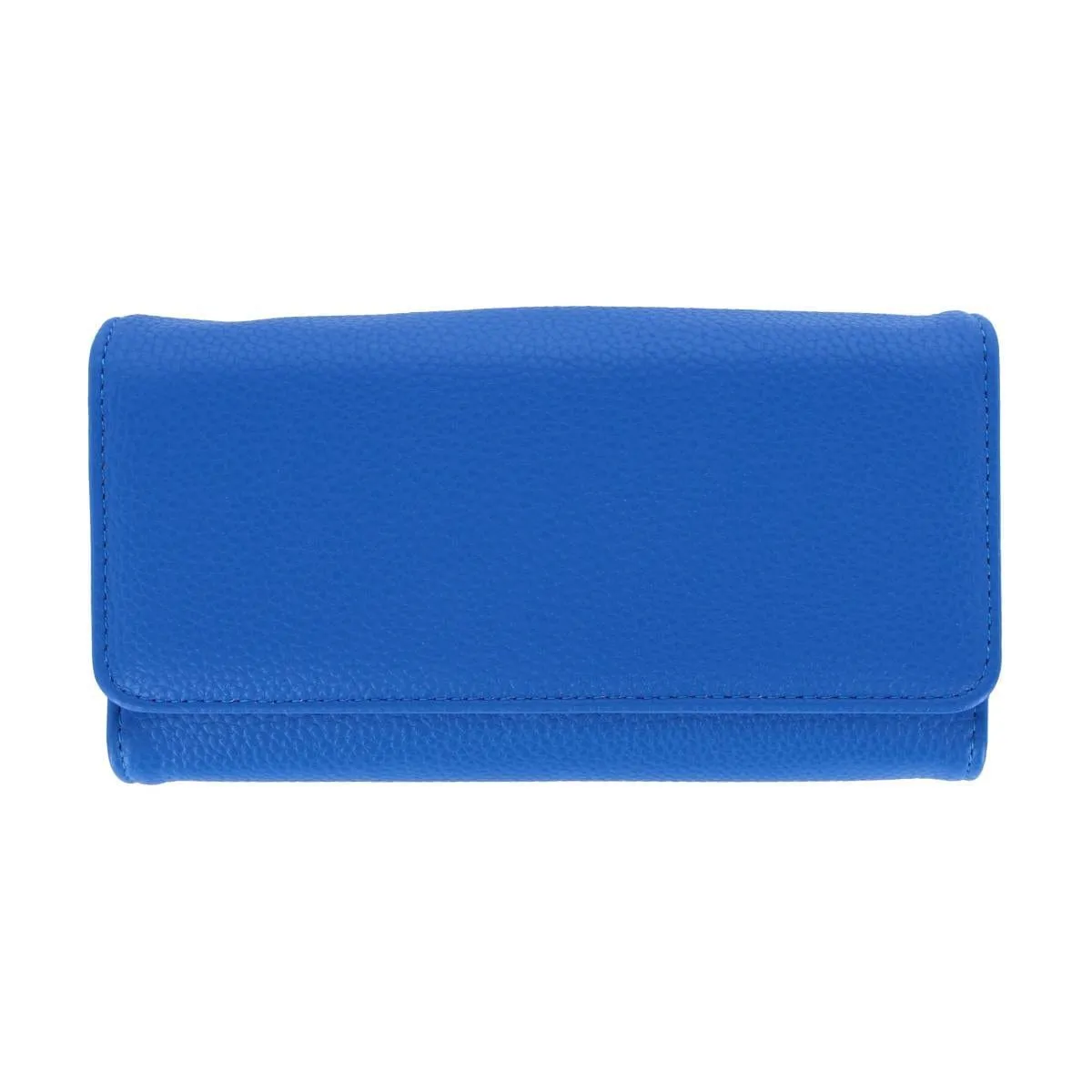 Buxton Women's Solid Colored Premium Faux Leather Bianca Clutch Wallet sold by Belt Outlet product image thumbnail 4