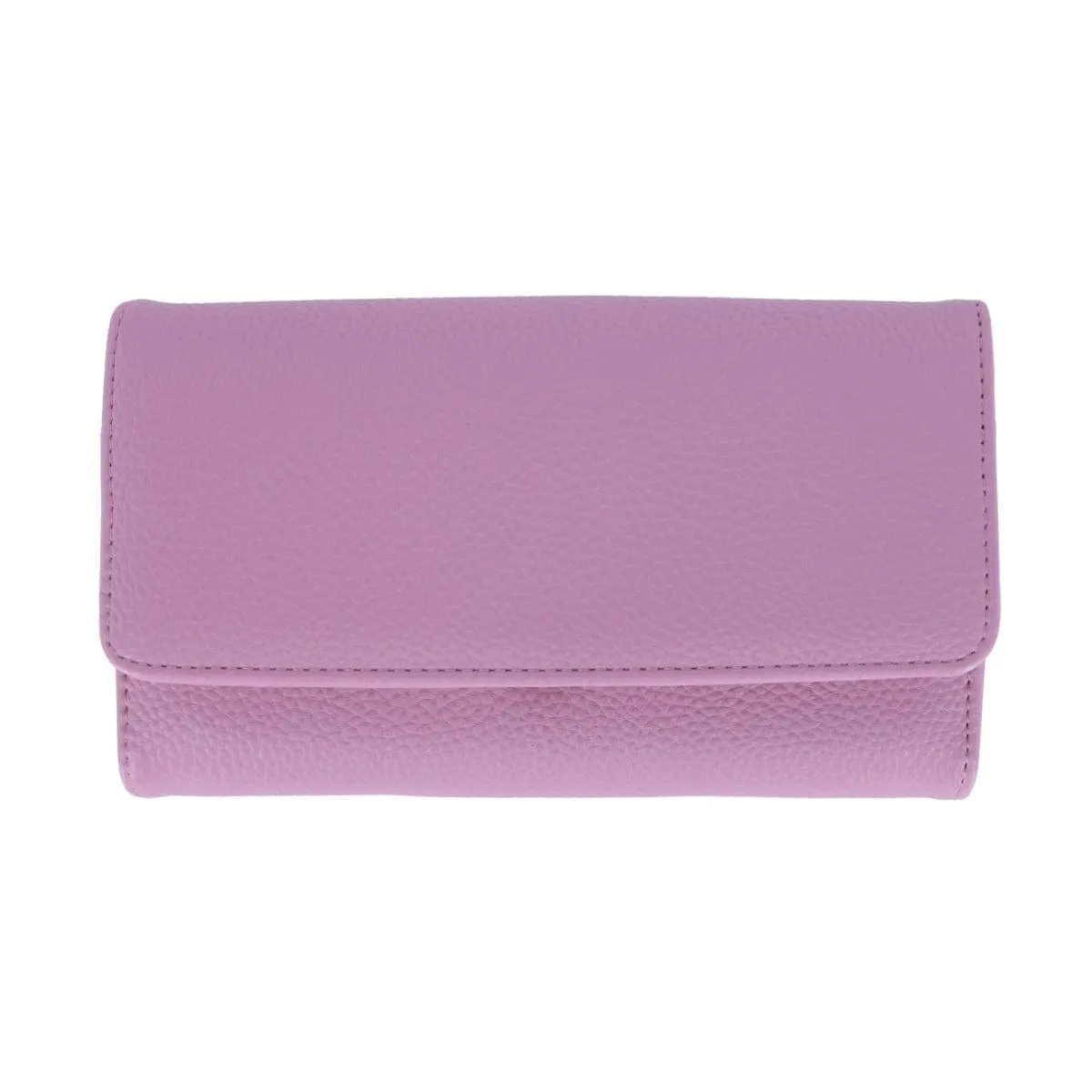 Buxton Women's Solid Colored Premium Faux Leather Bianca Clutch Wallet sold by Belt Outlet product image thumbnail 5