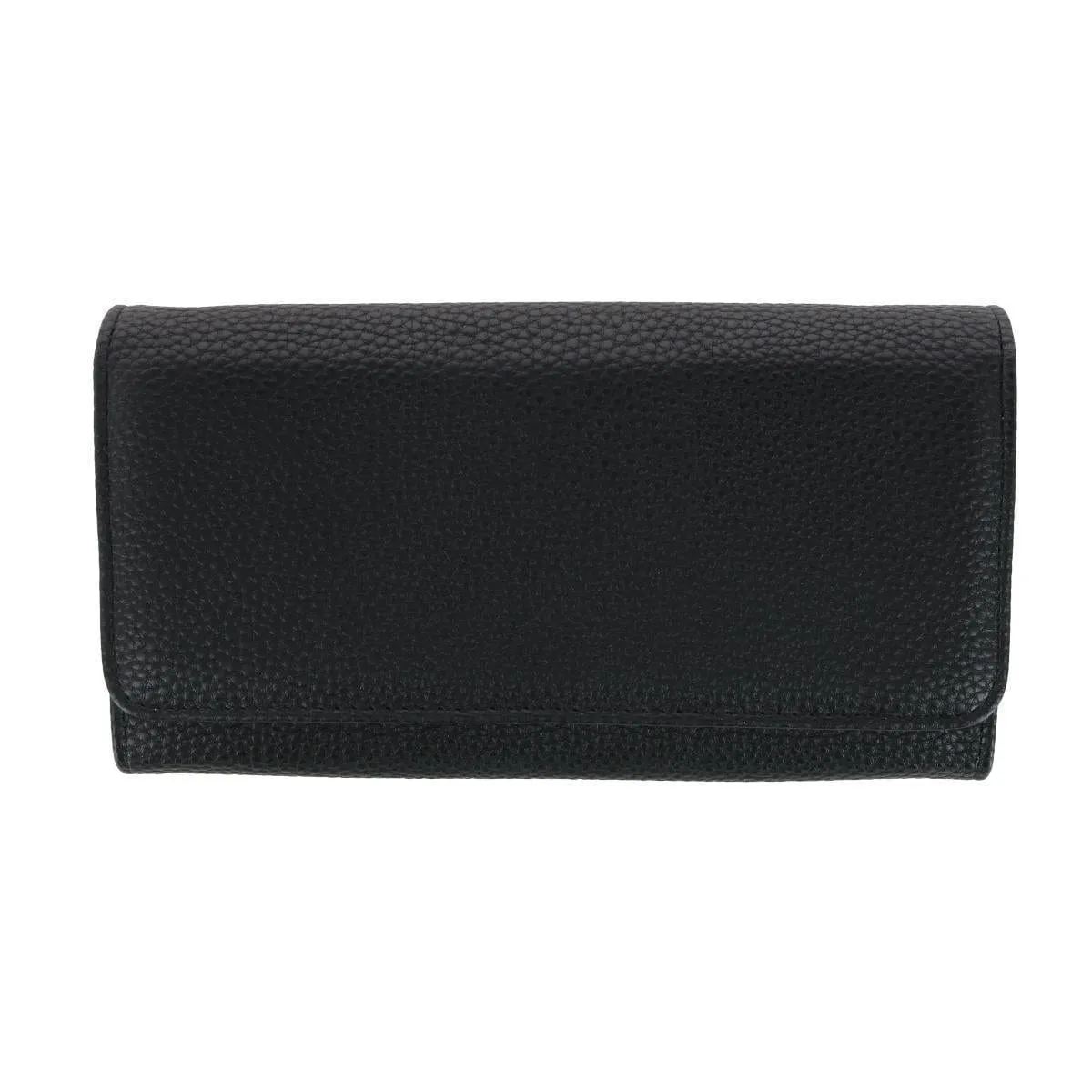 Buxton Women's Solid Colored Premium Faux Leather Bianca Clutch Wallet sold by Belt Outlet product image thumbnail 2
