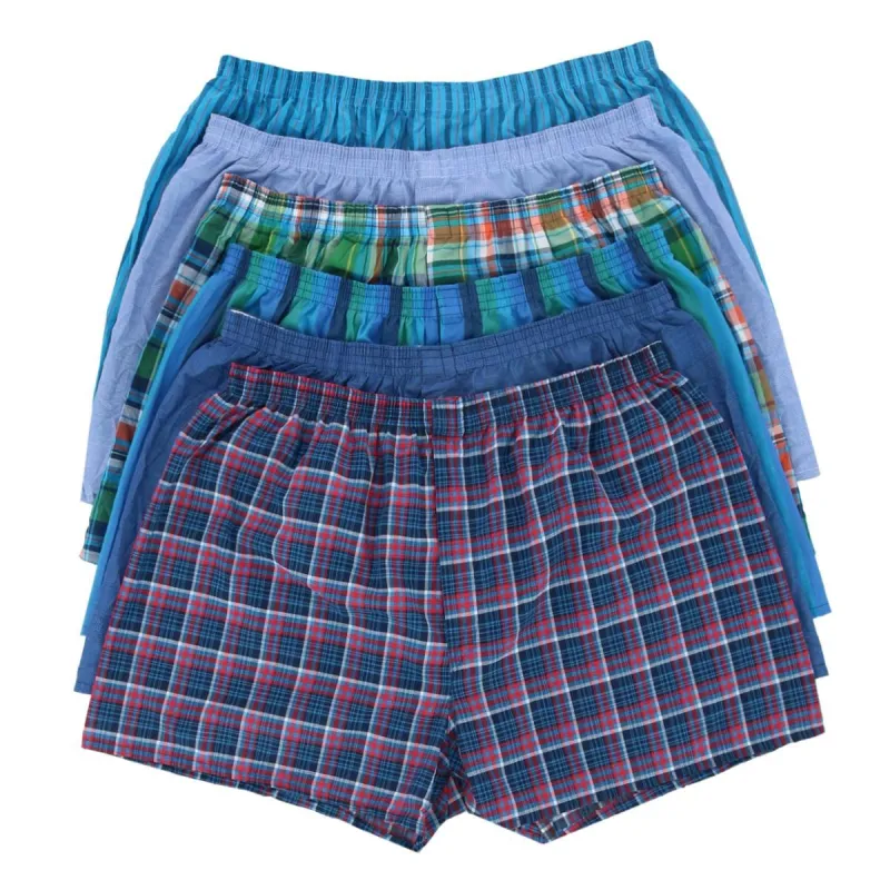 Fruit of the Loom Men's Big and Tall Tartan Boxers Assorted (6 Pack) sold by Belt Outlet