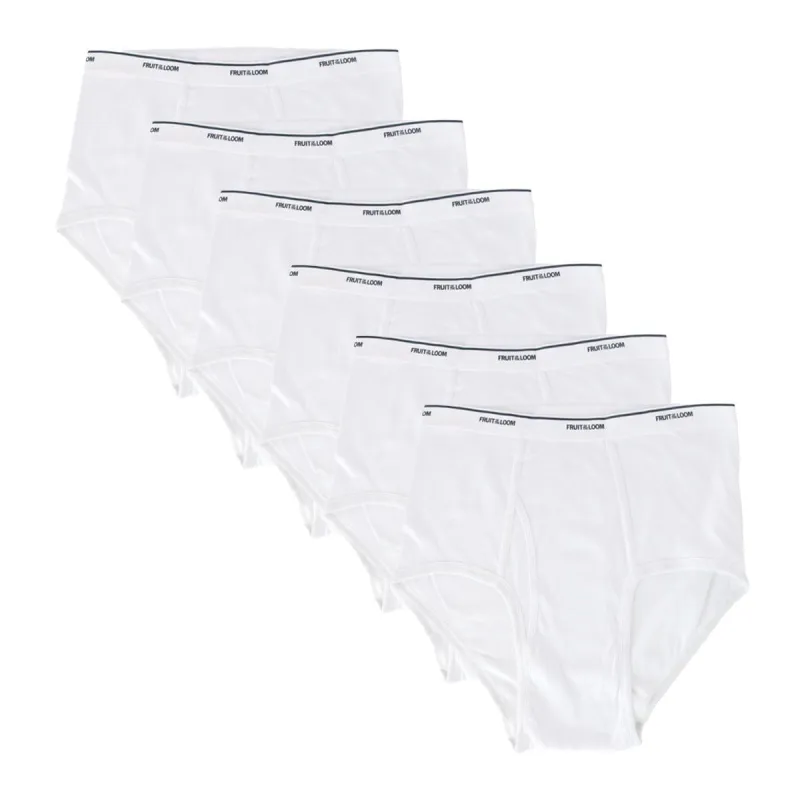 Fruit of the Loom Men's Big and Tall Cotton Briefs (6 Pack) sold by Belt Outlet