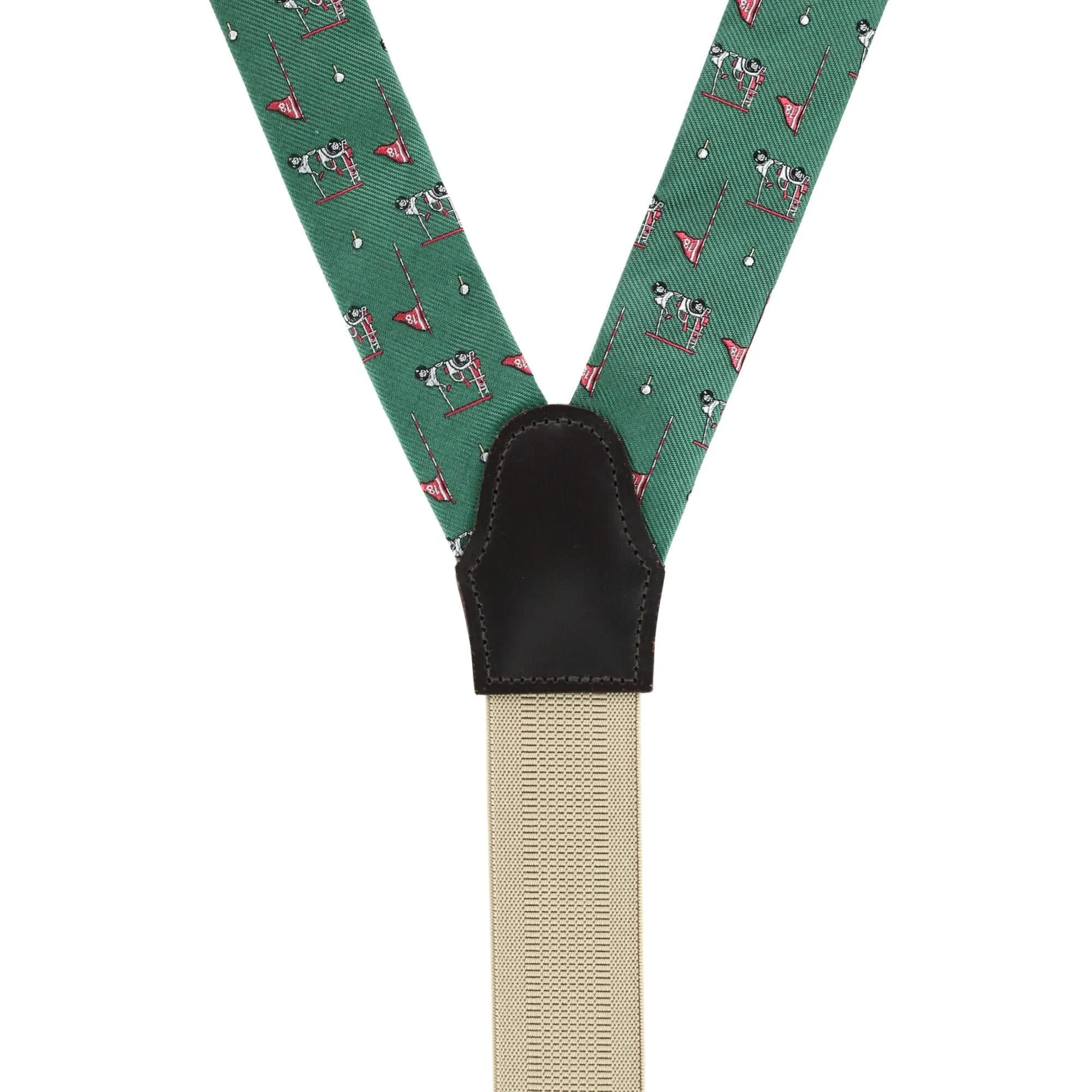 Trafalgar Men's The Golf Dream Silk Button End Suspenders sold by Belt Outlet product image thumbnail 5
