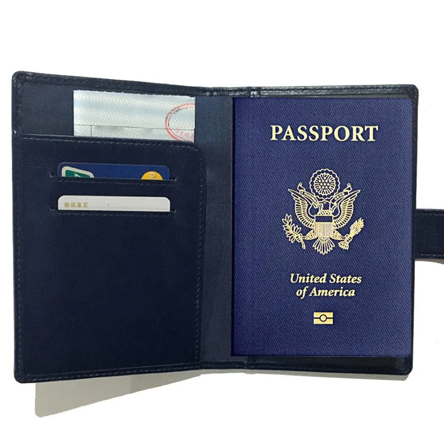 VistaShops Unisex Passport Wallet with RFID Safe Lock sold by Belt Outlet
