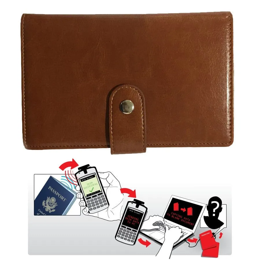 VistaShops Unisex Passport Wallet with RFID Safe Lock sold by Belt Outlet product image thumbnail 4