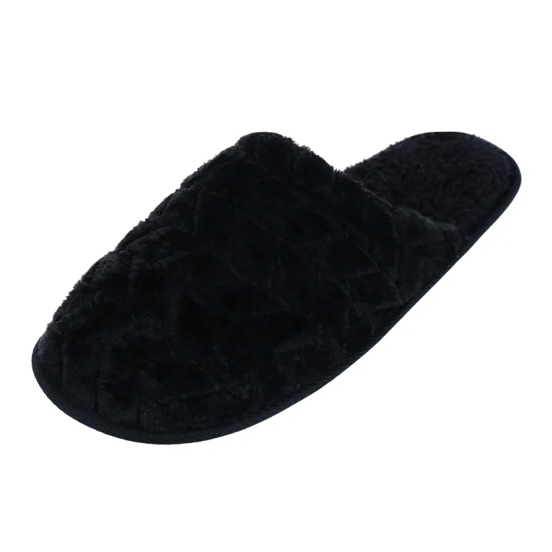 Polar Extreme Women's Plush Chevron Sherpa Lined Slippers made by Belt Outlet