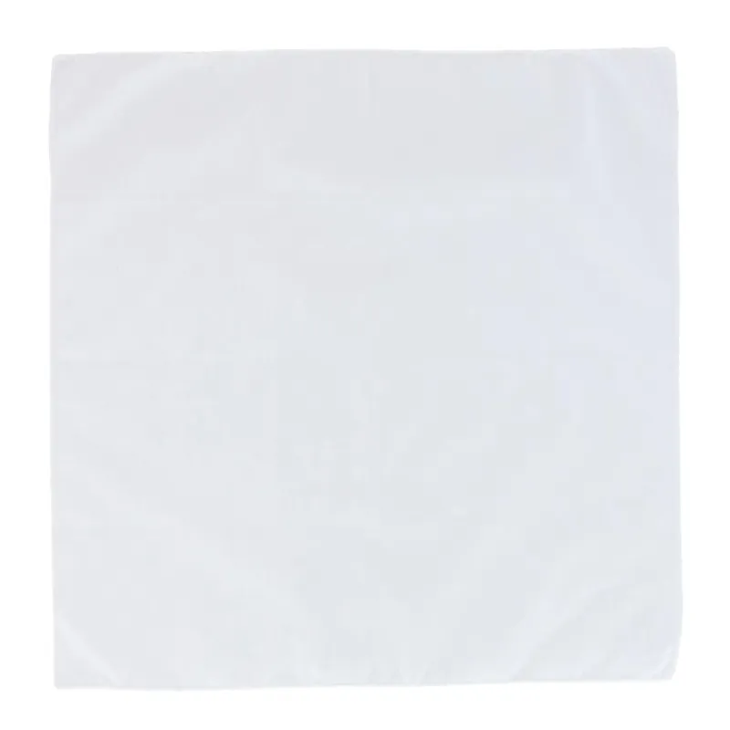 CTM® All Cotton 15x15 inch Solid White Cotton Handkerchief (1 Pack) sold by Belt Outlet