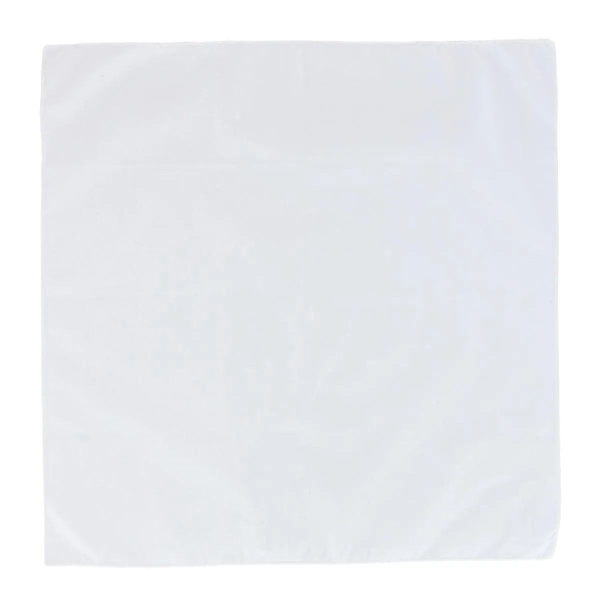 CTM® All Cotton 15x15 inch Solid White Cotton Handkerchief (1 Pack) sold by Belt Outlet product image thumbnail 2