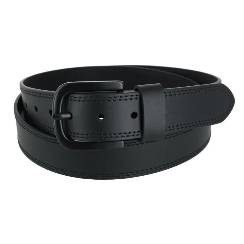 Dickies Men's Big & Tall Double Row Stitch Belt with Matte Buckle made by Dickies