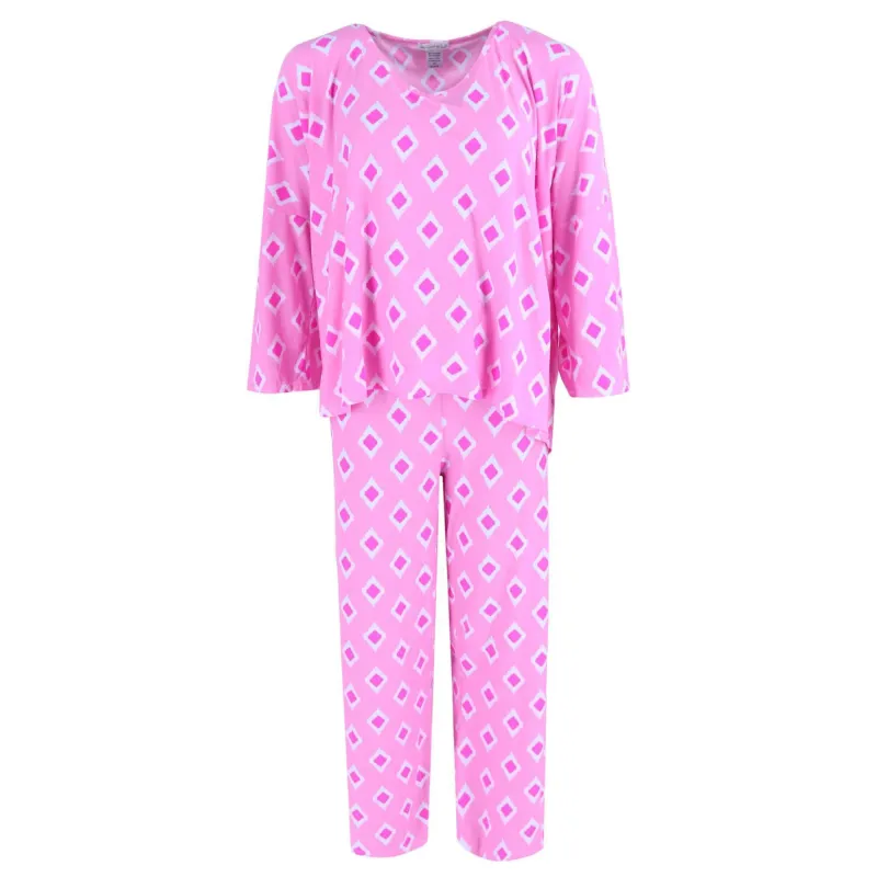Breakfast in Bed Women's Plus Size Flowing Pajama Set sold by Belt Outlet