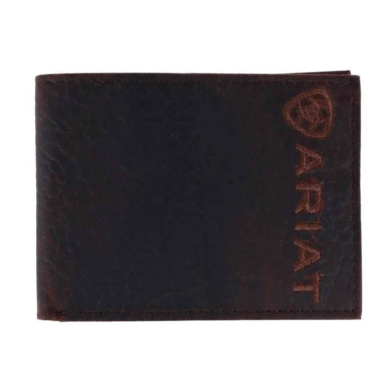 Ariat Men's Bullhide Embossed Bifold Wallet made by Ariat
