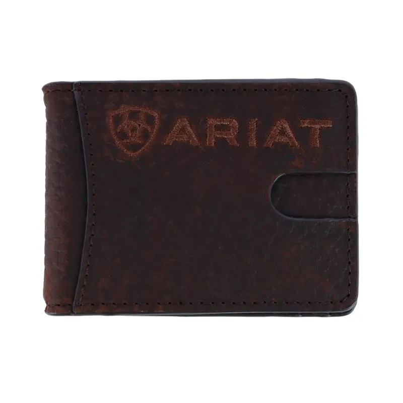 Ariat Men's Money Clip and Bifold Wallet made by Ariat