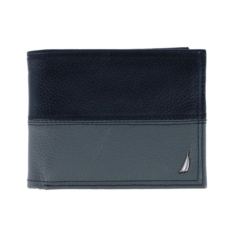 Nautica Men's Two Tone Bifold Wallet sold by Belt Outlet