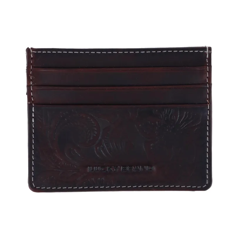 Lucky Brand Men's Western Embossed Card Case sold by Belt Outlet
