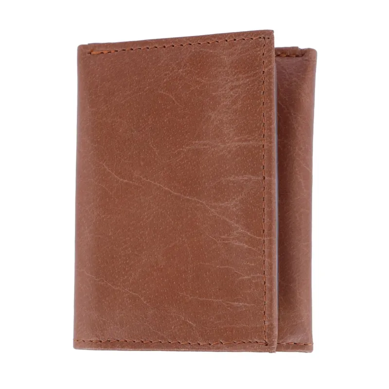 CTM® Men's Leather Trifold Wallet sold by Belt Outlet