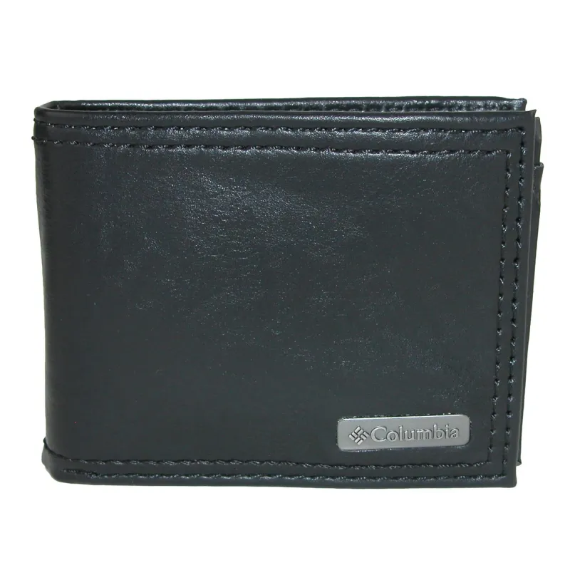 Columbia Men's Leather RFID Protected Extra Capacity Slim Bifold Wallet sold by Belt Outlet