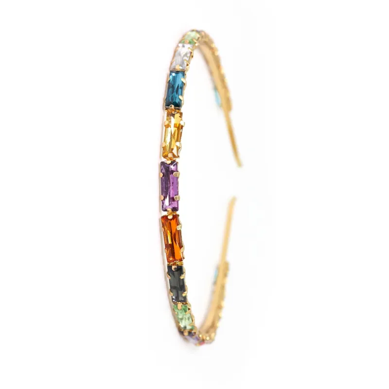 The Bullish Store Women's Rainbow Gem Headband made by Belt Outlet