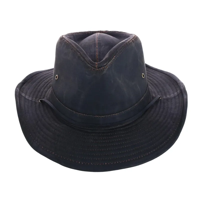 Dorfman Pacific Men's Boondocks Weathered Outback Hat sold by Belt Outlet