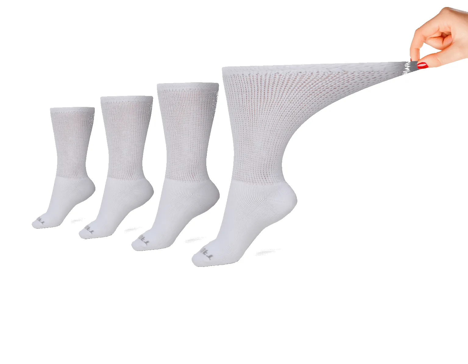 DIABETIC SOCK CLUB Women's Ultra-Soft Upper Calf Diabetic Socks (4 Pair) sold by Belt Outlet product image thumbnail 2