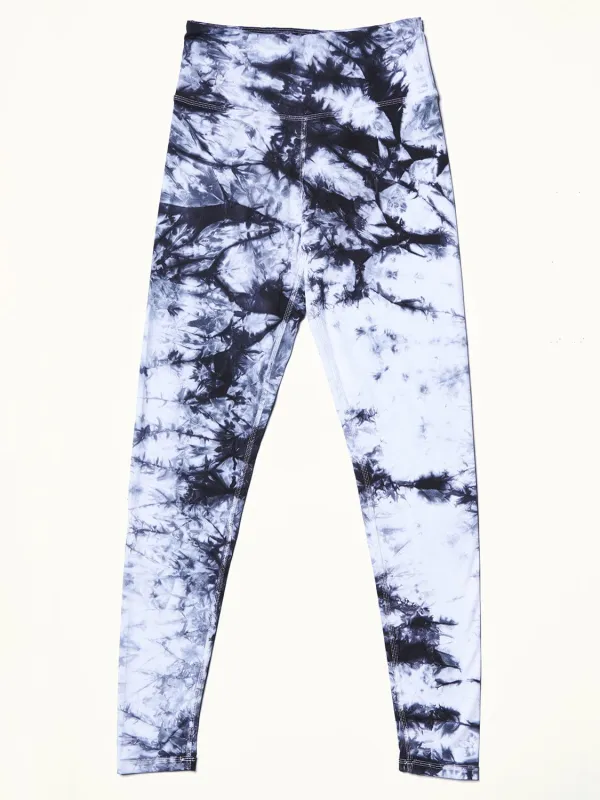 ALAMAE Women's Dani Tie-Dye Legging in Black sold by Belt Outlet