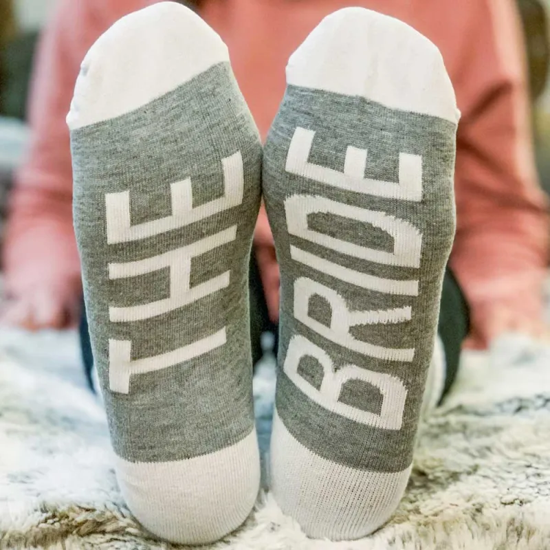 No Cold Feet Bride, Bridesmaid, Maid of Honor Socks sold by Belt Outlet