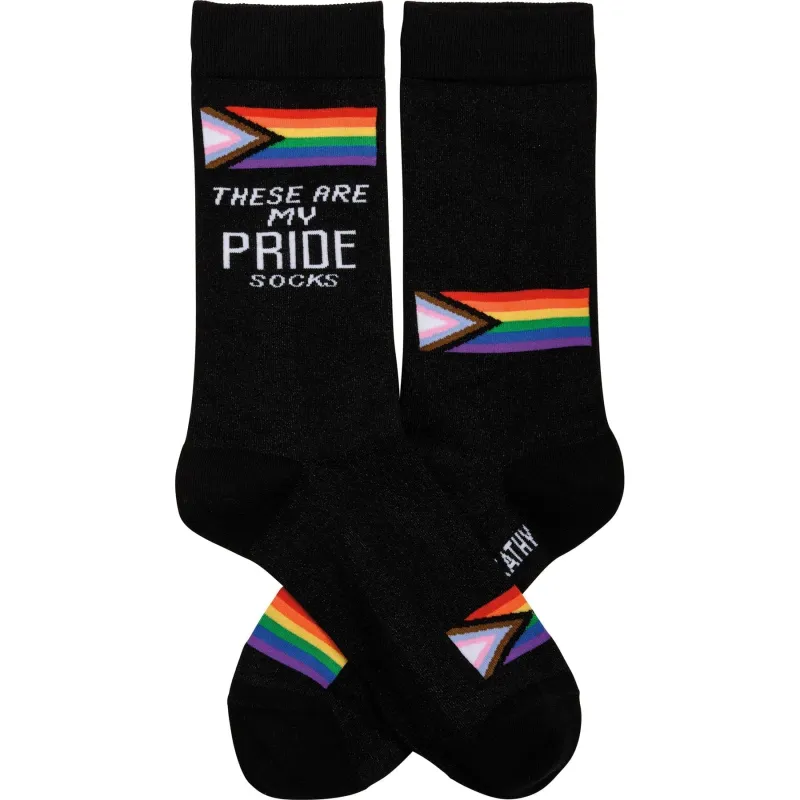 The Bullish Store These Are My Pride Novelty Socks sold by Belt Outlet