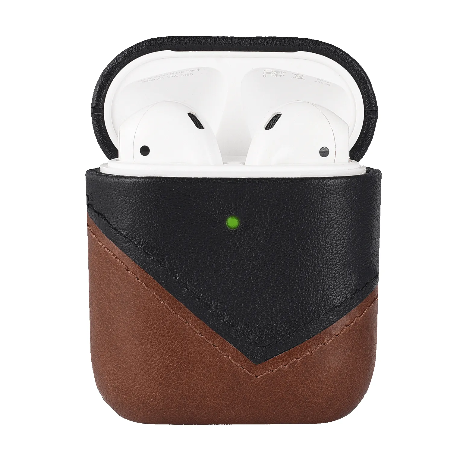 Bullstrap Men's Leather AirPods Case with Micofiber Internal Lining sold by Belt Outlet