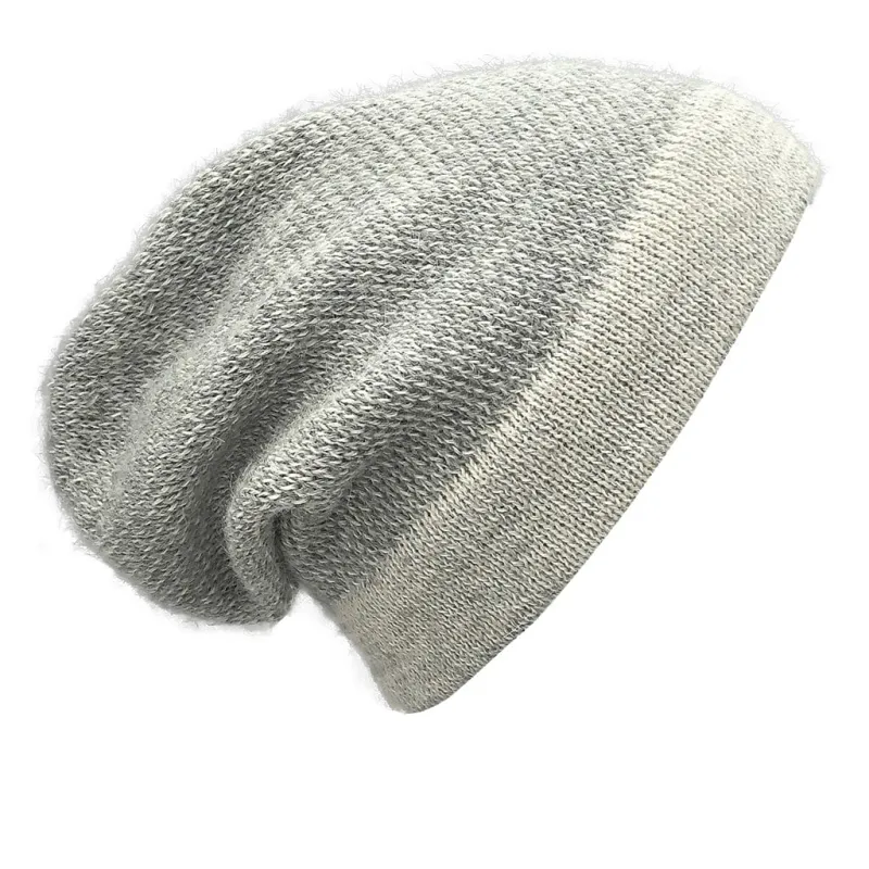 SLATE + SALT Interwoven Alpaca Beanie Gray sold by Belt Outlet
