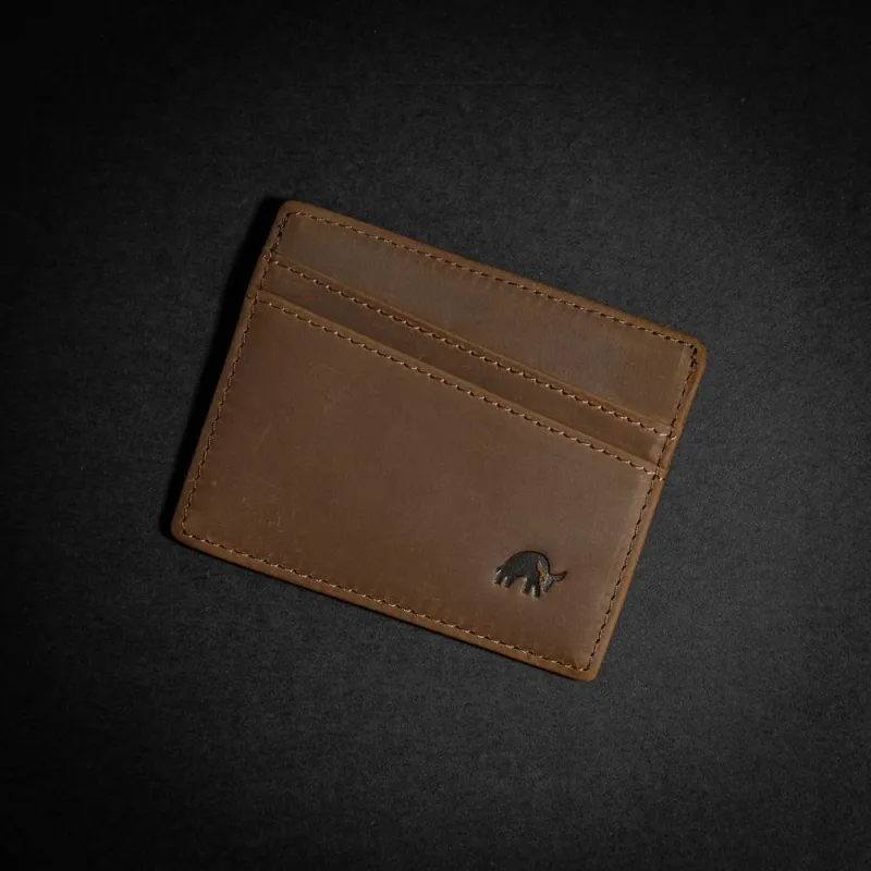 Bullstrap® Men's Terra Leather Card Holder sold by Belt Outlet