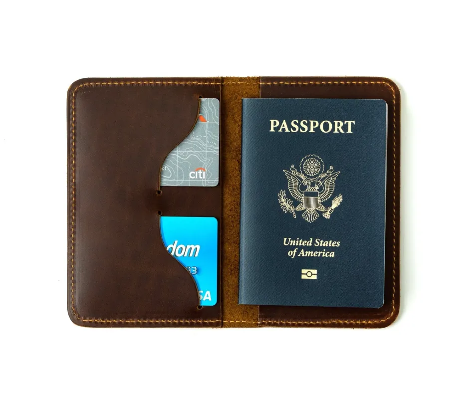 Lifetime Leather Co Men's Leather Passport Cover sold by Belt Outlet