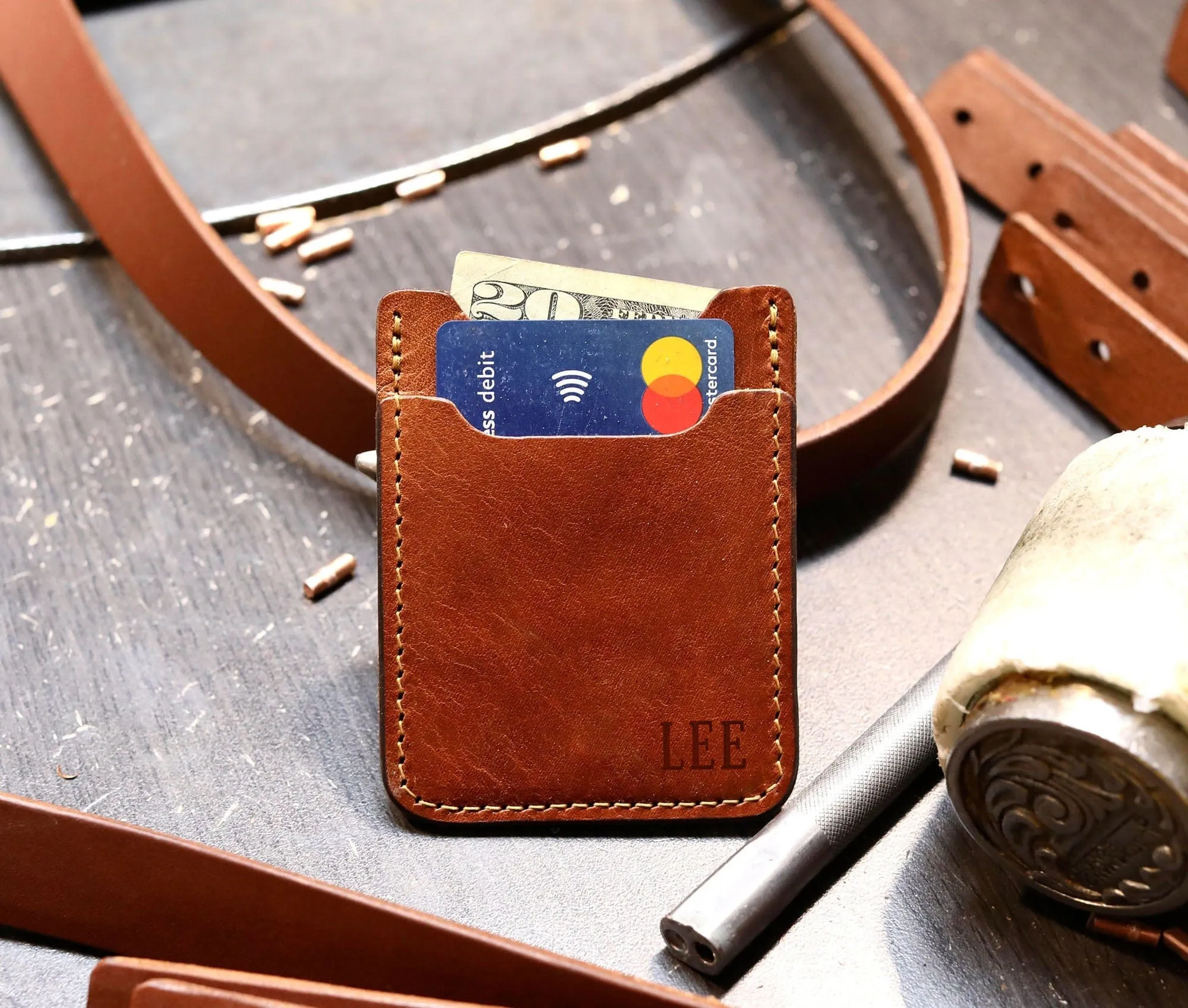 Lifetime Leather Co Men's Minimalist Wallet 2.0 sold by Belt Outlet product image thumbnail 5