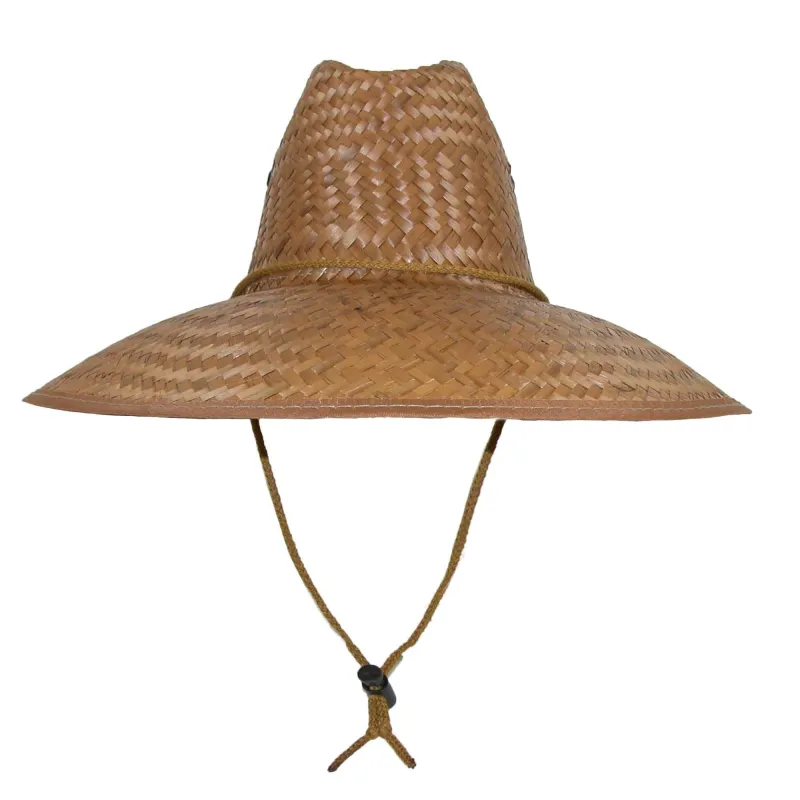 CTM® Palm Straw Lifeguard Hat with Wide Brim sold by Belt Outlet