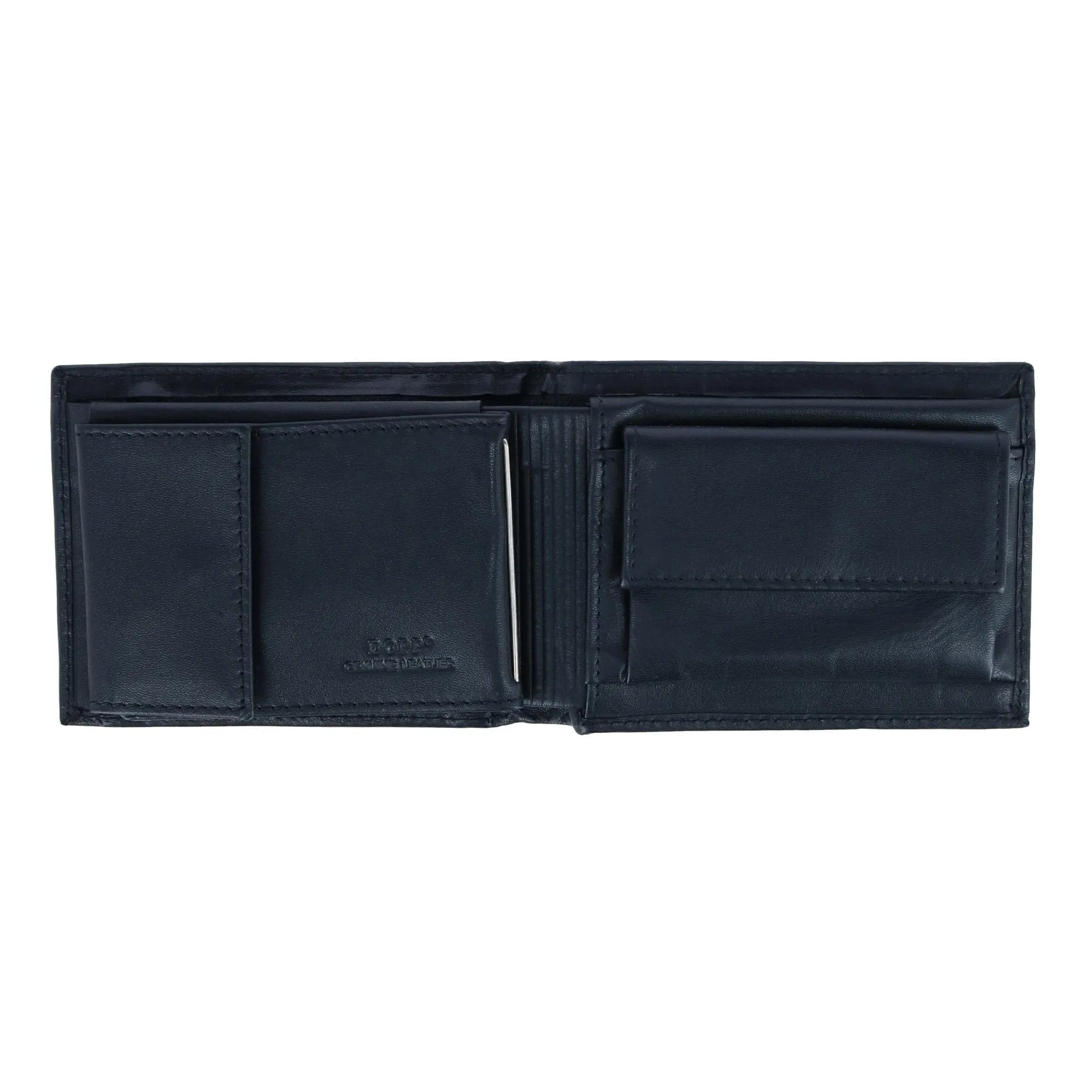 DOPP Men's Leather Dopp RFID Convertible Bifold Wallet with Snap Coin Pouch sold by Belt Outlet product image thumbnail 5