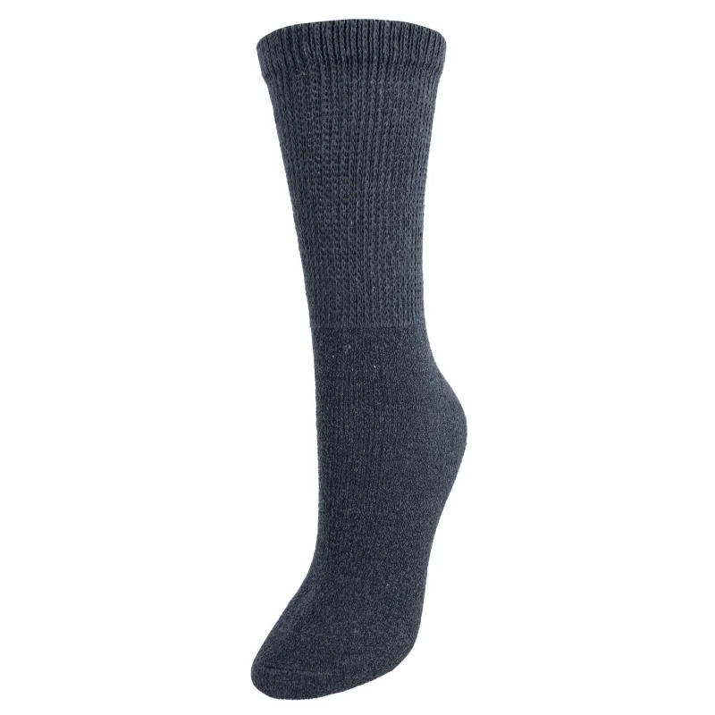 CTM® Women's Cushioned Diabetic Crew Socks (3 Pair Pack) made by Belt Outlet