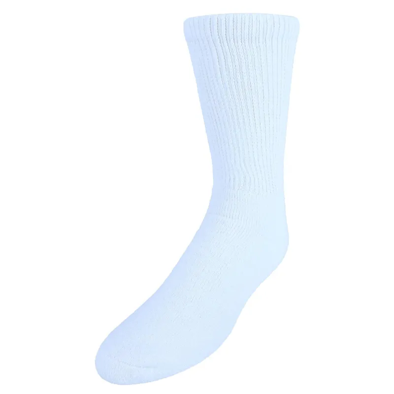 CTM® Men's Diabetic Non Binding Crew Socks (3 Pairs) made by Belt Outlet