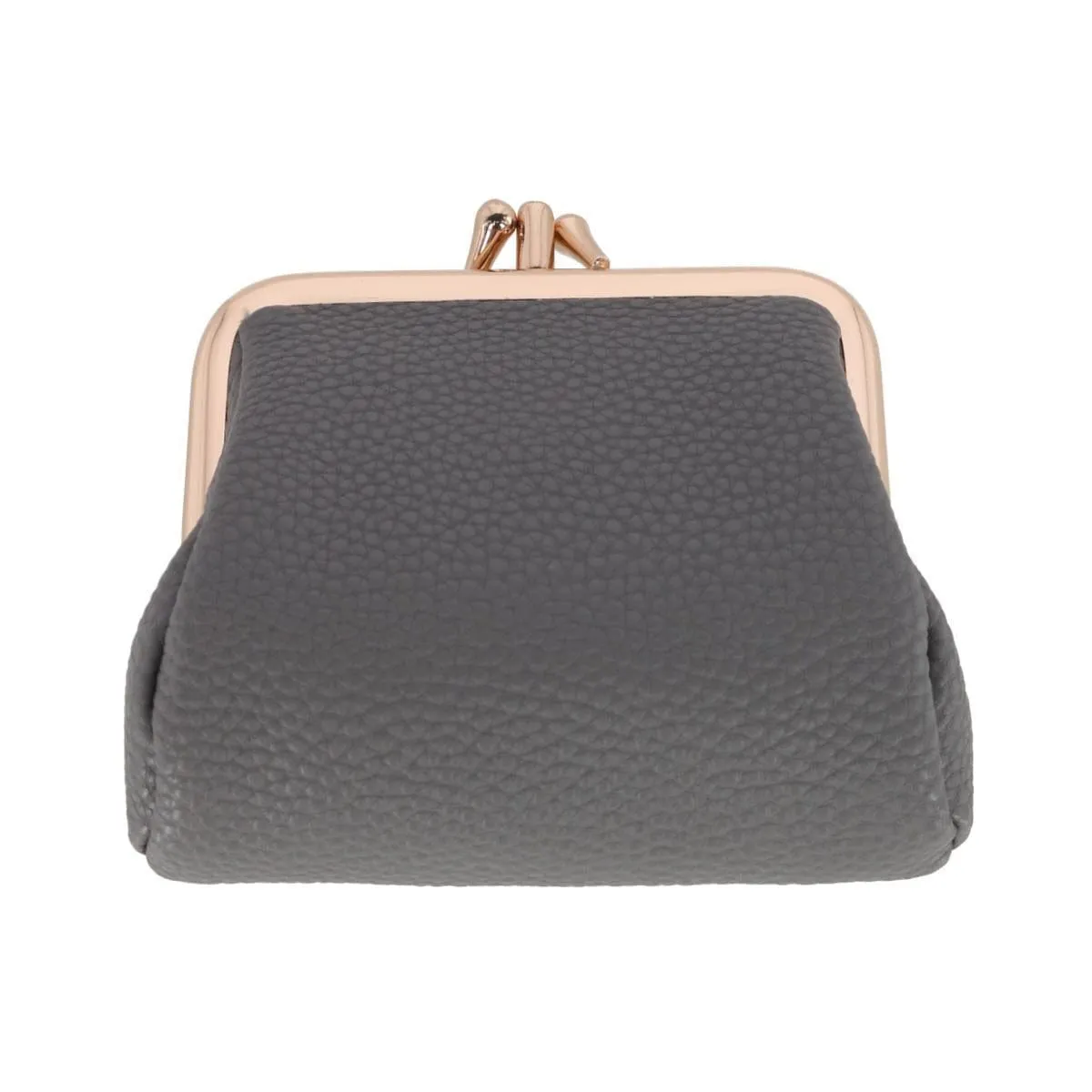 Julia Buxton Women's Premium Faux Leather Triple Frame Coin Purse Wallet sold by Belt Outlet product image thumbnail 4