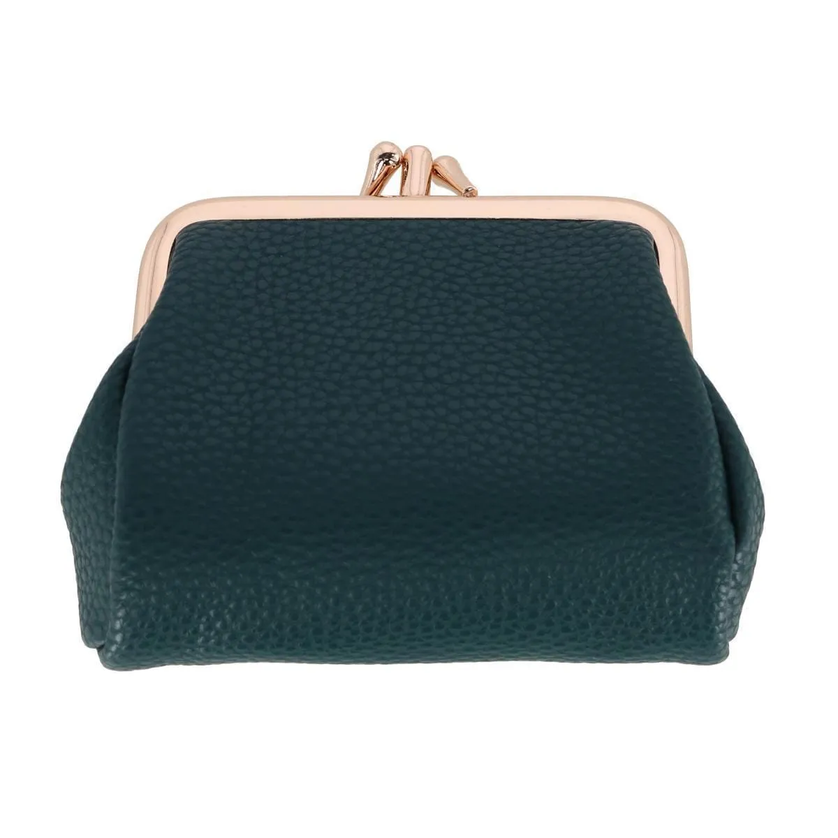 Julia Buxton Women's Premium Faux Leather Triple Frame Coin Purse Wallet sold by Belt Outlet product image thumbnail 5