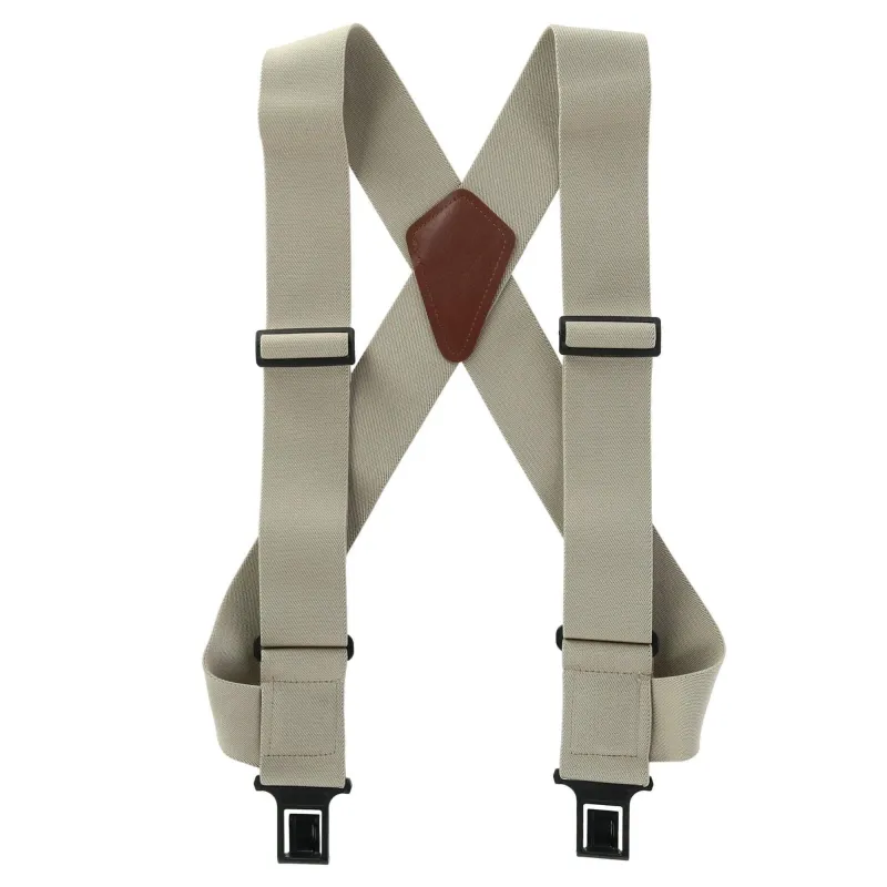 Perry Suspenders™ Men's 2 Inch Elastic Big & Tall Side Clip Trucker Suspenders made by Belt Outlet