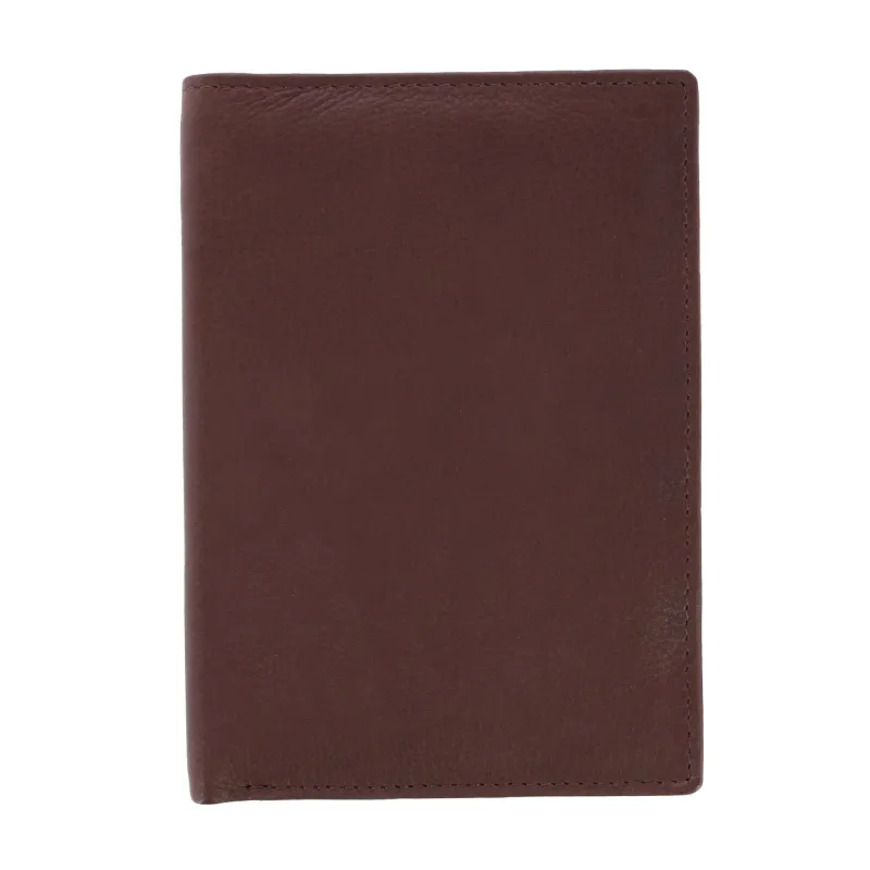 CTM® Men's Leather Hipster Wallet made by Belt Outlet