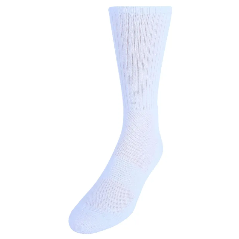 CTM® Men's Dry and Cool Cushioned Crew Socks (Pack of 2) made by Belt Outlet