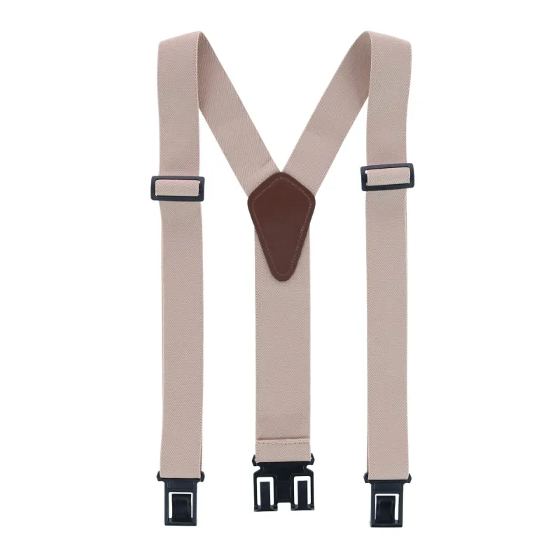 Dickies Men's Elastic Solid Color Suspender with Belt Clip-End made by Dickies