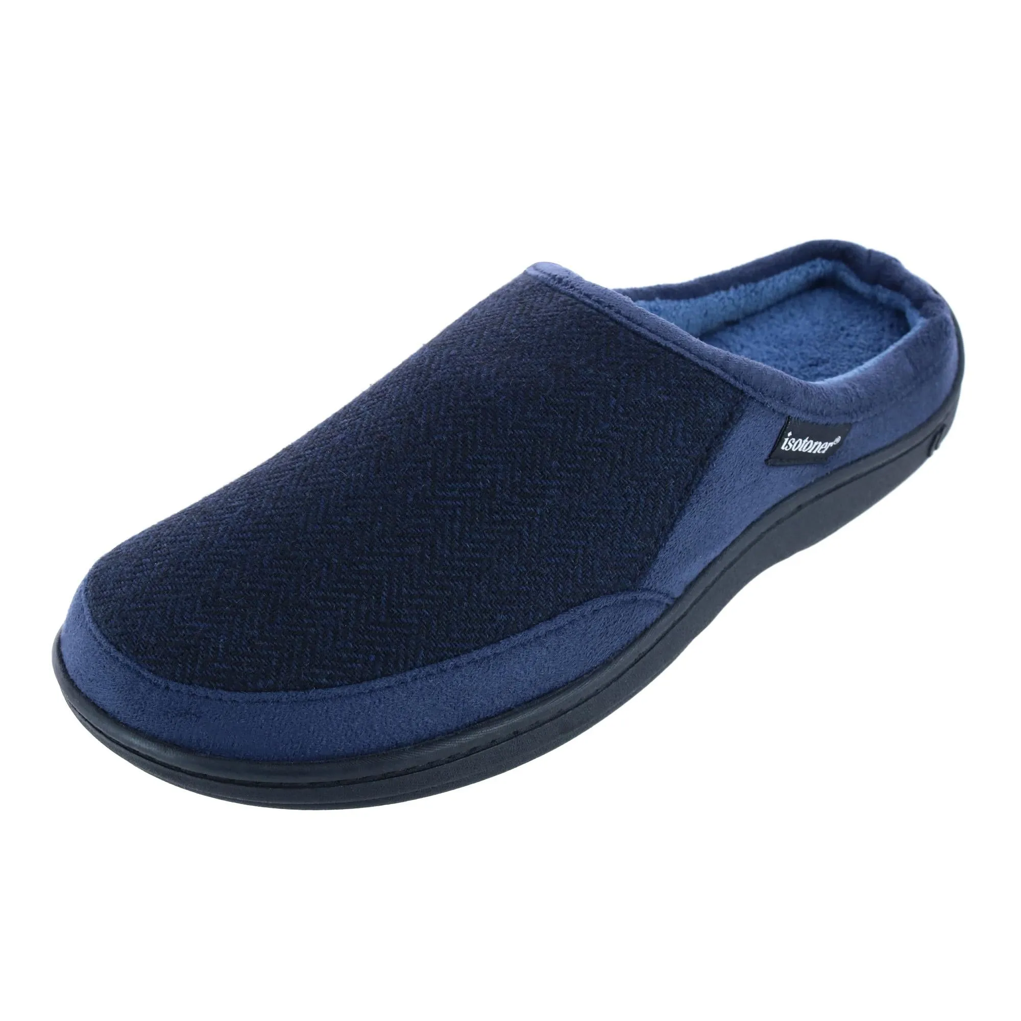 Isotoner Men's Herringbone Logan Hoodback Slipper sold by Belt Outlet product image thumbnail 3