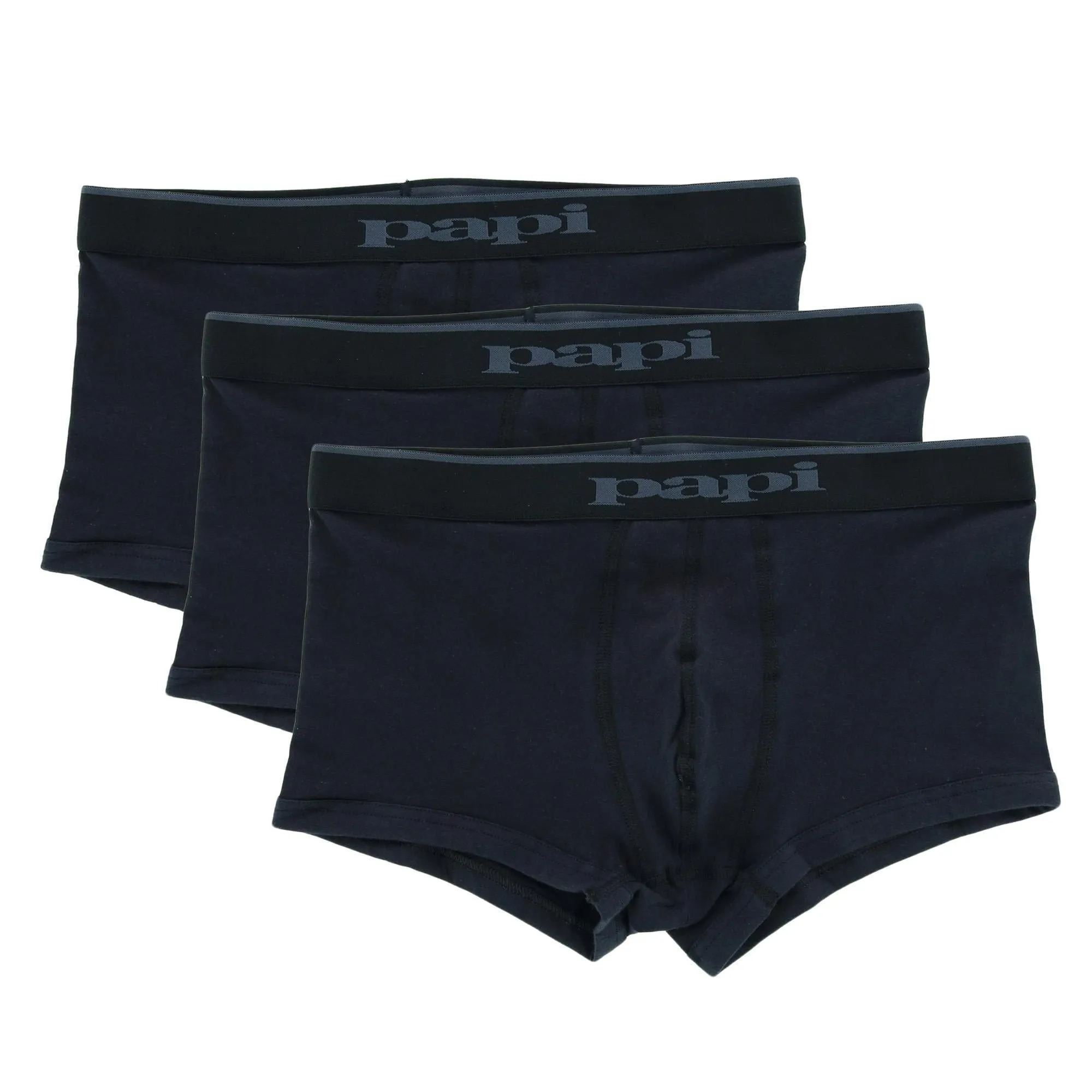 Papi Men's Solid Brazilian Cut Trunks (3 Pack) sold by Belt Outlet product image thumbnail 4