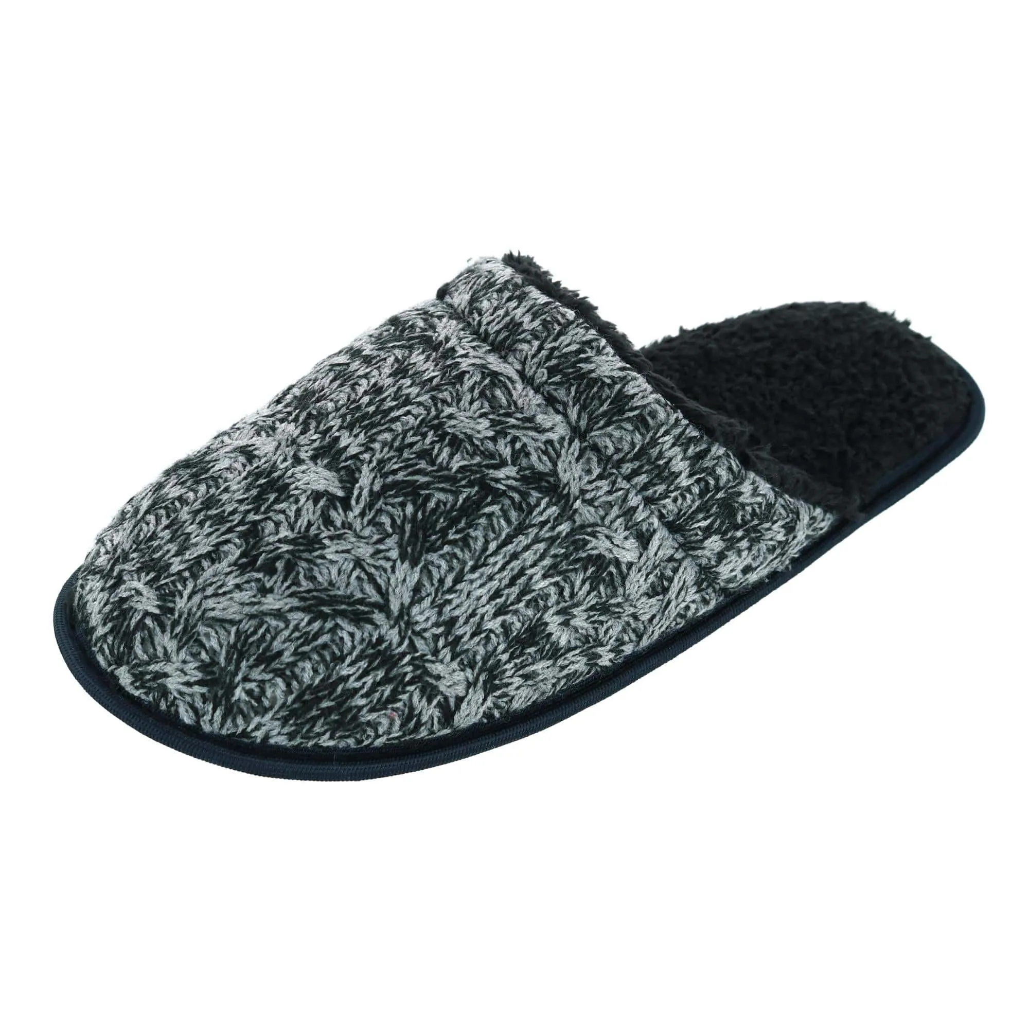 Polar Extreme Men's Knit Sherpa Lined Slippers sold by Belt Outlet