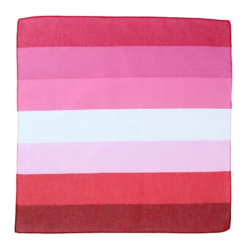 CTM® Striped Lesbian Pride Bandana sold by Belt Outlet