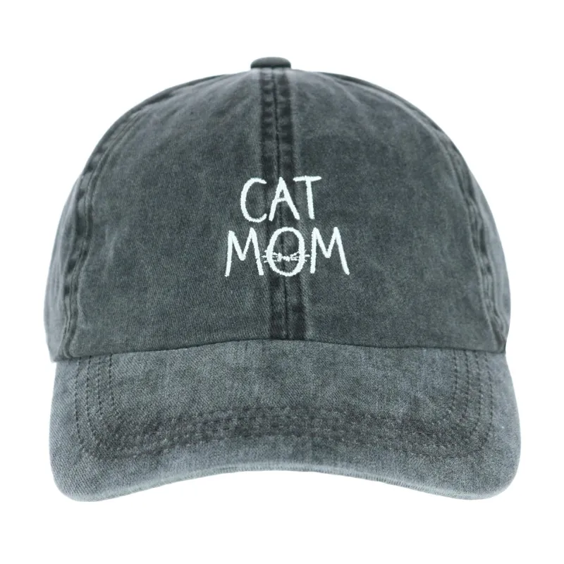 David & Young Women's Cat Mom Baseball Hat sold by Belt Outlet