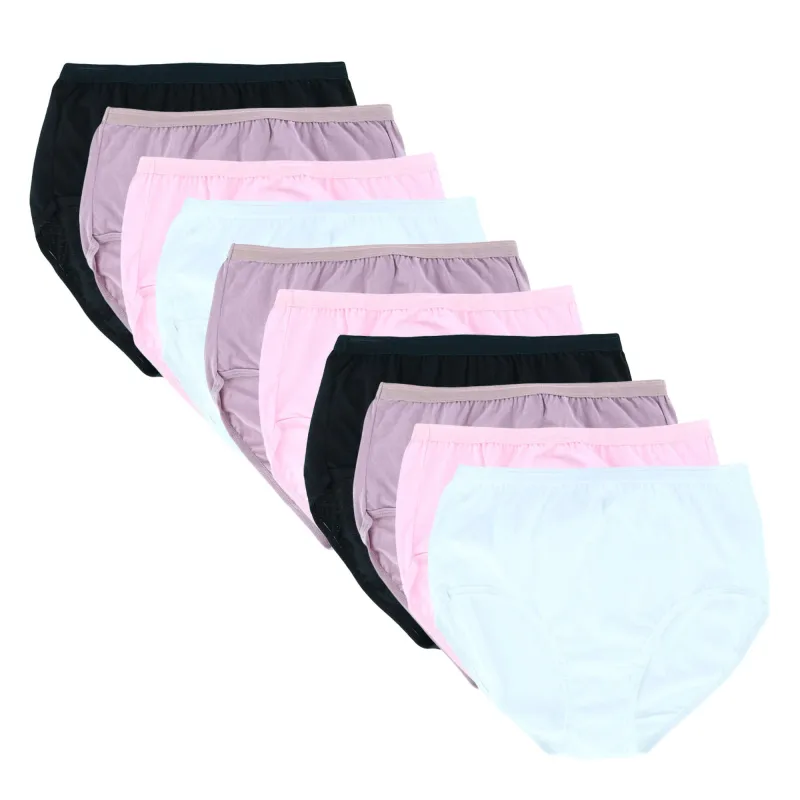 Fruit of the Loom Women's Body Tone Cotton Brief Panty (10 Pack) sold by Belt Outlet