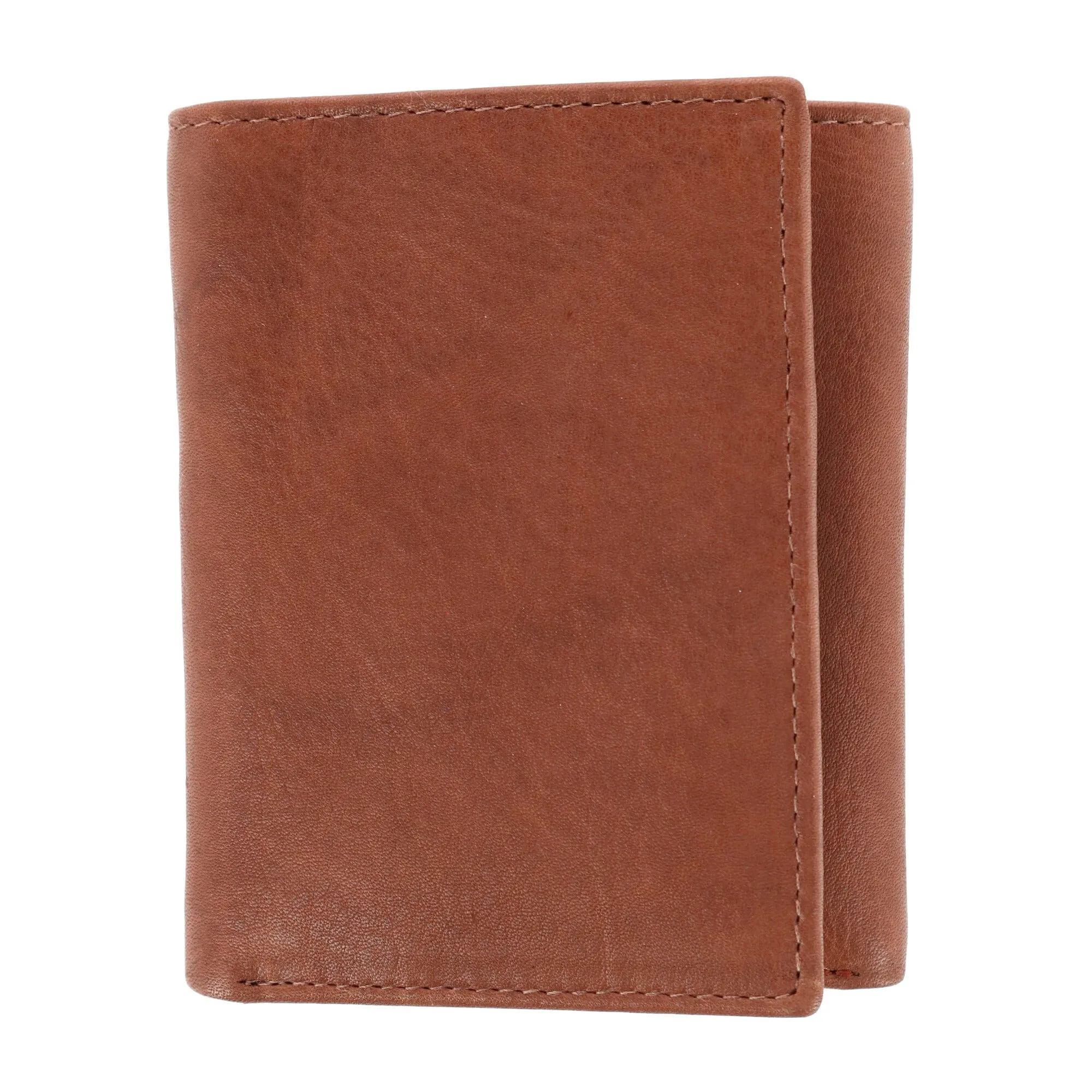 CTM® Men's American Bison Leather RFID Trifold Wallet sold by Belt Outlet product image thumbnail 4