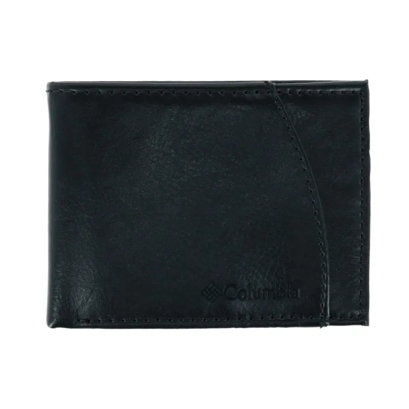 Columbia Men's Leather RFID Bifold Wallet with Exterior Pocket sold by Belt Outlet